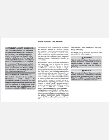 nissan rogue 2014 owners manual